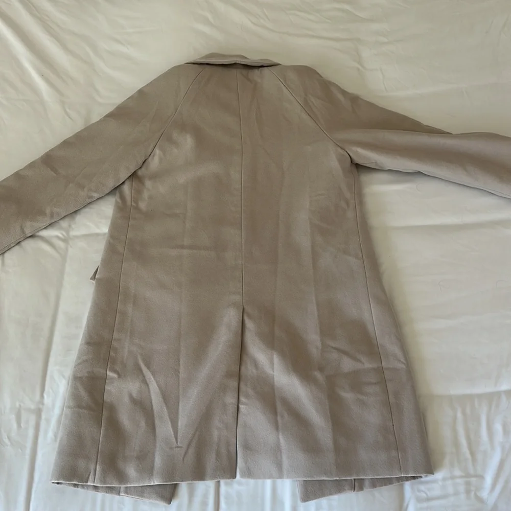 SNDYS Revolve Beige Peacoat Jacket - Size XS - Picture 2 of 3